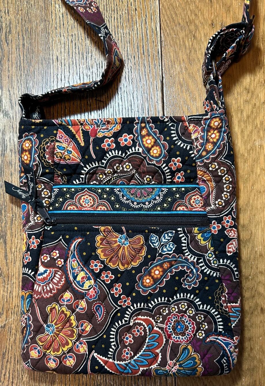 Vera Bradley Kensington Hipster Crossbody Purse Retired EUC Popular Pattern